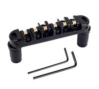 Puente de guitarra eléctrica de repuesto, monturas de rodillos de Metal de 6 cuerdas para guitarras de 6 cuerdas, pieza trasera de monturas de rodillos duraderas