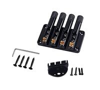 Puente de guitarra eléctrica fija hardtail puente 4 cuerdas caja eléctrica guitarra bajo ukelele conjunto de herramientas