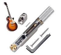 Puente de guitarra eléctrica | Pieza de repuesto profesional | Puente dividido para guitarra sin cabeza | para actuaciones musicales, actuaciones en escenario, práctica en casa y grabación
