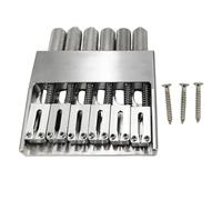 ＡＷＨＡＯ Puente de Guitarra Eléctrica Sin Pala, Placa de Cuerdas de Guitarra de Acero Inoxidable