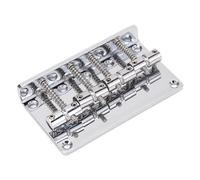 Puente de Guitarra Fijo de Estilo Vintage de Metal para bajo Eléctrico de 4 Cuerdas - Material de Aleación de Zinc con Alturas Ajustables, Bajos de Precisión