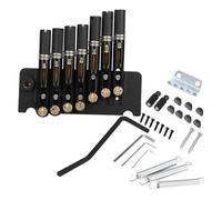 Puente De Guitarra Guitarra Eléctrica Sin Pala Negra De 6 O 7 Cuerdas Con Puente De Trino Y Base De Latón(7 Strings)