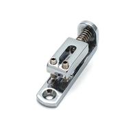 Puente de guitarra individual con tornillo de llave for guitarra de 3/4/5/6/7/8 cuerdas, caja de cigarros, piezas de Banjo, 7 Uds.(Chrome 7 Pcs)