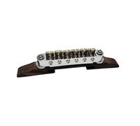 Puente de guitarra para principiantes Accesorios Para Instrumentos De Puente Ajustable Para Guitarra Eléctrica Jazz(Silver)