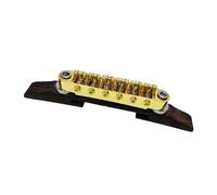 Puente de guitarra para principiantes Accesorios Para Instrumentos De Puente Ajustable Para Guitarra Eléctrica Jazz(Gold)