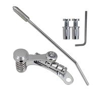 Puente de guitarra para principiantes Guitarra Eléctrica Jazz Tremolo Bridge Tailpiece Accesorios Para Principiantes(Silver)