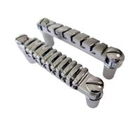 Puente de guitarra para principiantes Jazz Guitarra Eléctrica Puente Arco Accesorios Para Instrumentos Profesionales(Silver)