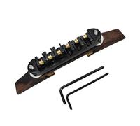 Puente de guitarra para principiantes Juego De Puente Para Guitarra Eléctrica Rosewood Jazz Accesorios Para Instrumentos(Bk)