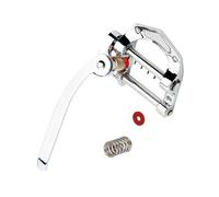Puente de guitarra para principiantes Piezas De Aleación De Zinc Para Ensamblaje De Puente De Cuello Trémolo De Guitarra Eléctrica Jazz(Silver)