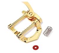 Puente de guitarra para principiantes Piezas De Aleación De Zinc Para Ensamblaje De Puente De Cuello Trémolo De Guitarra Eléctrica Jazz(Gold)