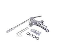 Puente de guitarra para principiantes Tremolo Bridge Stop And Tailpiece For Electric Guitars(Chrome 1set)