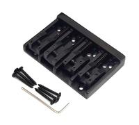 Puente De Guitarra Puente De Bajo Eléctrico De 4 Cuerdas Encordado Inferior(Black)