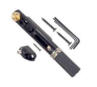 Puente de guitarra resistente sin cabeza de aleación de zinc, pinzas de latón, precisión de afinación, instalación sin esfuerzo, hardware, guitarras, hardware, puente de sillín