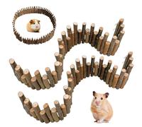 Puente de madera para hámster, puente de escalera de hámster, puente de hámster, túnel de madera para mascotas pequeñas, hámster de madera, juguete de escalada para hámsters, puente para hámsters y