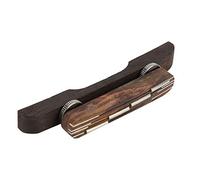 Puente de mandolina ajustable de 4 cuerdas, accesorios de piezas de repuesto de puente de mandolina de palisandro(Color rosa)