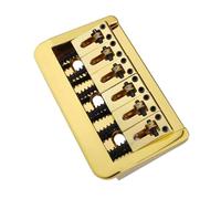 Puente de metal multifuncional para guitarra eléctrica ajustable de 10,5 mm de distancia entre cuerdas para un tono claro y una jugabilidad suave, afinación de precisión, puente de guitarra ajustable