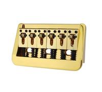 Puente de metal multifuncional para guitarra eléctrica ajustable de 10,5 mm de distancia entre cuerdas para un tono claro y una jugabilidad suave, afinación de precisión, puente de guitarra ajustable