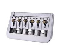 Puente de metal multifuncional para guitarra eléctrica ajustable de 10,5 mm de distancia entre cuerdas para un tono claro y una jugabilidad suave, afinación de precisión, puente de guitarra ajustable