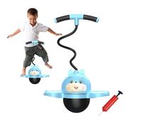Puente de pogoo de dibujos animados, bola flexible de pogoo de dibujos animados, puente interactivo de pogoo de rebote, resistente al desgaste con inflador, bola de ejercicio de fuerza central, pelota