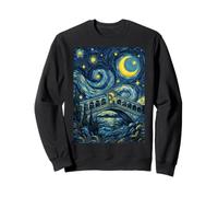 Puente de Rialto Venecia Italia Noche Estrellada Historia del Arte Presente Sudadera