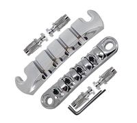 Puente de rodillo de guitarra con tachuelas, llave Allen, accesorio de pieza de guitarra eléctrica de repuesto para pieza de guitarra de 4 cuerdas