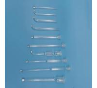 Puente de sal con núcleo de arena de cerámica porosa, herramienta accesoria de electrodo de referencia electroquímica for un rendimiento mejorado, 1 unidad(Lshaped D7.5mm)