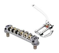 Puente De Silla De Montar Con Postes Y Llave Para Guitarra Eléctrica Vibrato Tailpiece Flat Top Tremolo Reemplazo piezas puente