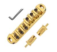 Puente de silla de montar de rol para guitarra eléctrica-LP Balling Puente con un soporte de cuerda ajustable y 2 llaves, ideal para hombres, mujeres y principiantes