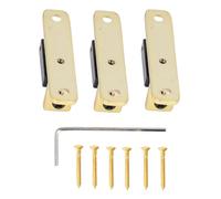Puente de silln de un solo rodillo para guitarra elctrica con llave hexagonal, material metlico, negro, 6 sillines de rodillo para piezas de guitarra, amplias aplicaciones (GA1221 negro y dorado