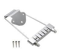 Puente de soporte de cuerda para guitarra eléctrica de aleación con 3 tornillos para un estado de ánimo estable, menor resistencia a la rotura del soporte de cuerdas para guitarra