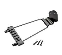 Puente de soporte de cuerda para guitarra eléctrica de aleación con 3 tornillos para un estado de ánimo estable, menor resistencia a la rotura del soporte de cuerdas para guitarra