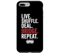 Puente de Tipografía Repetir Puente de Oferta Barajar en Vivo Carcasa para iPhone 7 Plus/8 Plus