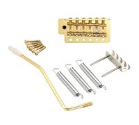 Puente de trémolo de 6 cuerdas para guitarra, sillín de acero doblado vintage, puente de trémolo con barra, piezas de guitarra eléctrica, sillín de acero doblado vintage