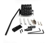 Puente de trémolo de doble bloqueo para guitarra, bloque sólido de 34 mm, para piezas de repuesto de guitarra eléctrica tipo Floyd Rose (negro)