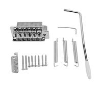 Puente de Trémolo de Guitarra Eléctrica de Estilo Retro para Guitarra ST, Metal Resistente Al Desgaste y Duradero, Kit Completo de Accesorios, Fácil Reemplazo, Perfecto para