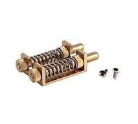 Puente de trémolo de latón para guitarra, dispositivo de tope de varilla de latón con tornillos de montaje, accesorios para guitarra eléctrica
