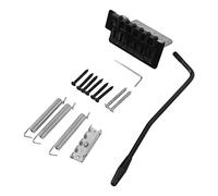 Puente de Trémolo para Guitarra Eléctrica, 6 Cuerdas, Piezas de Guitarra Eléctrica de Uso Amplio Retro, Fácil Instalación, Resistente Al Desgaste para Reemplazar (Negro)