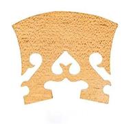 Puente de violín de madera de arce cuerdas de violín puentes de estilo barroco clásico incrustaciones en U de ébano en forma de corazón (Color : 4-4 Style 1)