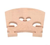 Puente de violín diseñado para violines de 4/4 3/4 1/2 1/4 1/8 1/10 1/16 para soportar una relación correcta de longitud de cuerda y posicionamiento de nodo armónico (tamaño 4/4)