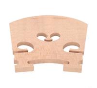 Puente de violín para violines de 4/4 3/4 1/2 1/4 1/8 1/10 1/16 que soporta una colocación precisa entre agujeros F y ángulo de rotura correcto de la cuerda (tamaño 4/4)
