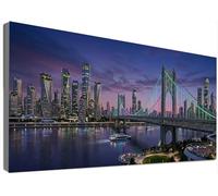 Puente Diamond Painting Adultos Grande Kit Completo 40x80cm, Pintura Diamante Ciudad 5D Full Drill Taladro, Mosaico Bordado Cristales Strass, Manualidades Adultos, Decoración Salon Casa Regalo C6-591