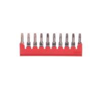 Puente enchufable 10 polos rojo FBS 10-8 3030323/10 piezas BE2
