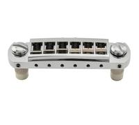 Puente envolvente tipo cola de cerdo ajustable con espaciado de cuerdas de 52,5 mm for guitarra eléctrica LP SG de la serie M(Chrome)