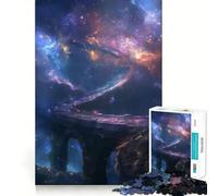 Puente Estelar de Estrellas para Adultos, Rompecabezas de 1000 Piezas, Juguete para Ejercicio Mental, Entretenimiento Suave, Diseño para Ensamblar, Regalo de Temporada 38x52cm