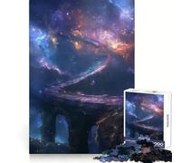 Puente Estelar de Estrellas, Rompecabezas de 1000 Piezas para Adultos, Juguete para Ejercicio Mental, Diversión Compartida, Exhibición Artística de Corte de Precisión 38x26cm