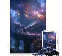 Puente Estelar de Estrellas, Rompecabezas de 1000 Piezas para Adultos, Regalos, Juguete de Habilidad, Alivio del Estrés, Corte Exacto, Lista de Deseos de Santa Claus 50x75cm
