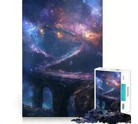 Puente Estelar de Estrellas, Rompecabezas de 1000 Piezas para Adultos, Regalos, Juguete de Habilidad, Alivio del Estrés, Corte Exacto, Lista de Deseos de Santa Claus 50x75cm