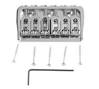 Puente Fijo para Guitarra Eléctrica, Puente para Guitarra Eléctrica Puente Fijo para Guitarra Eléctrica Puente Rígido para Guitarra de Metal Reemplazo de Puente Fijo para