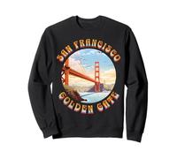 Puente Golden Gate Vintage de San Francisco, Cielo Azul, Maravilloso Sudadera
