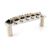 Puente Guitarra con Selletas | Compatible, Puente con Selletas Ajustables, Metálico, para Guitarras Offset
